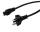 hpl240/clb cable clover black 3pin iec-c5