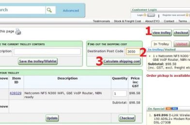steps to get freight cost